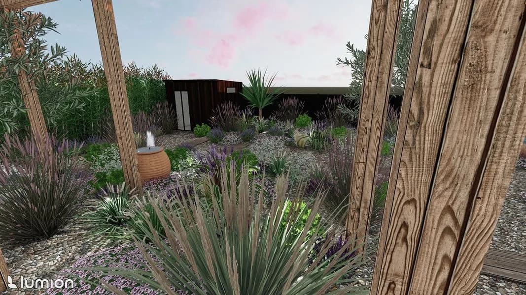 Mediterranean Garden, view 2