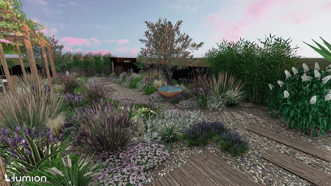 Mediterranean Garden, view 3