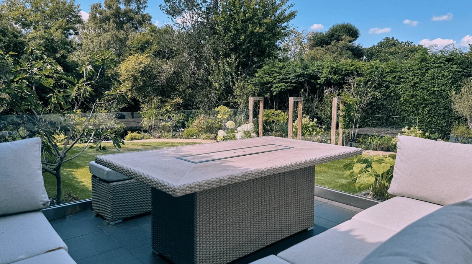 Contemporary English Tiered Garden, view 11