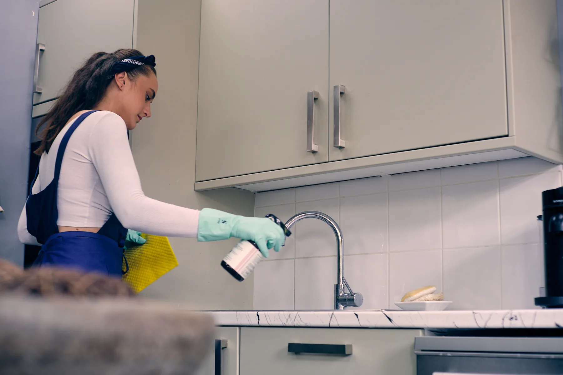 Regular cleaning — our team at work