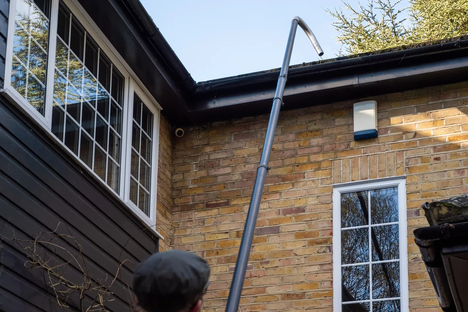 Commercial gutter cleaning