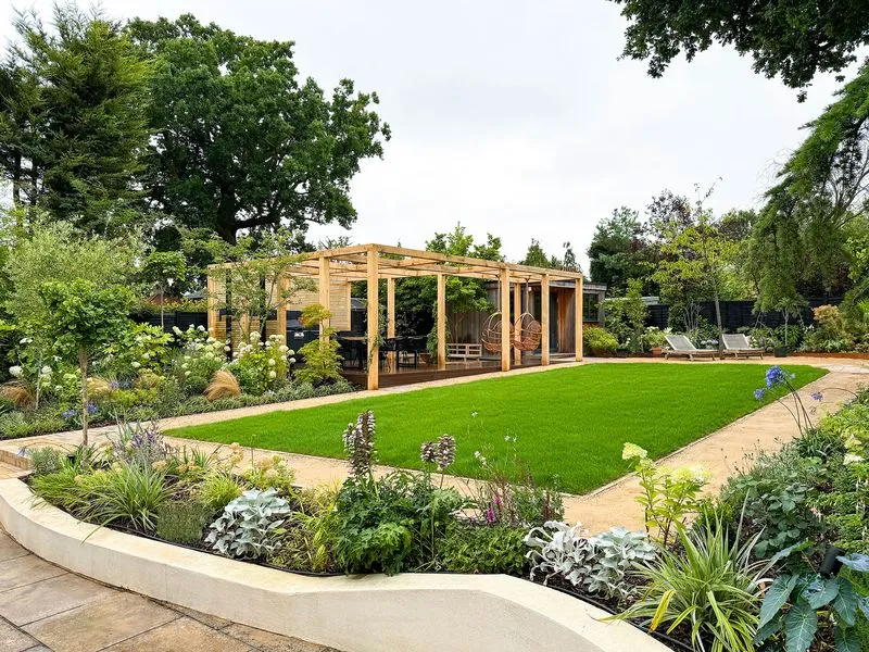 Contemporary English Garden, view 2