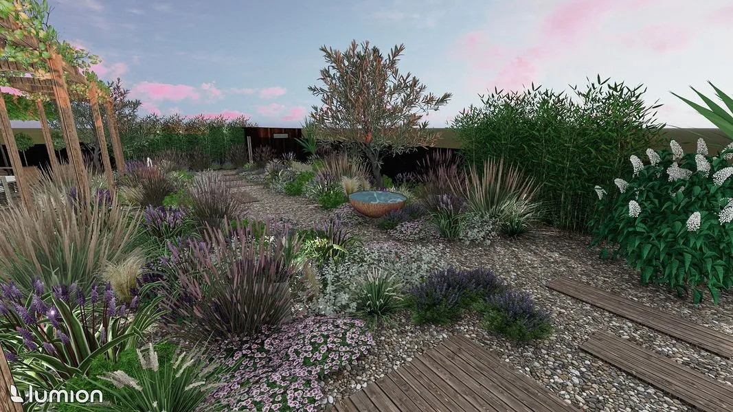 Mediterranean Garden, view 3