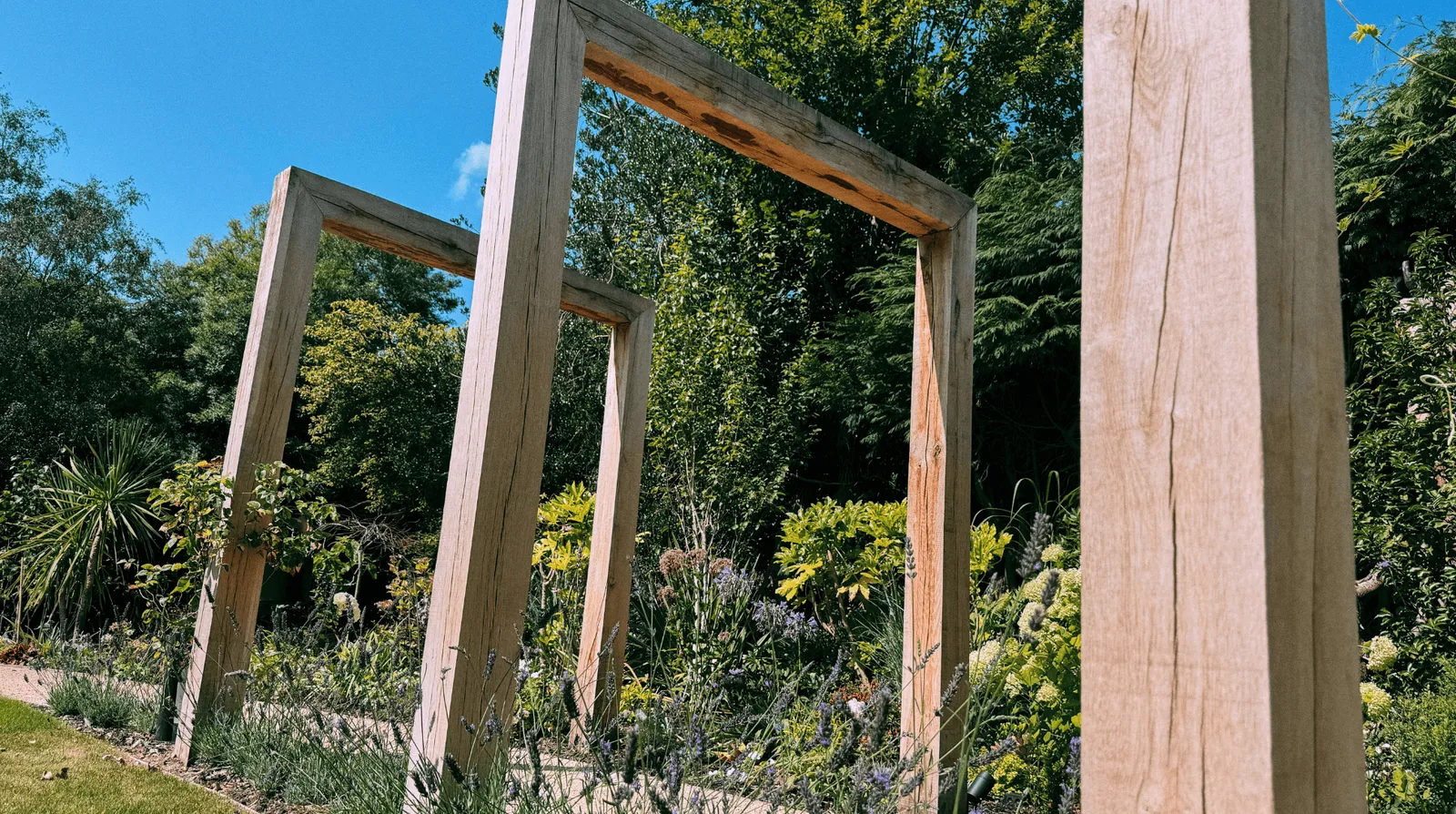 Contemporary English Tiered Garden, view 7