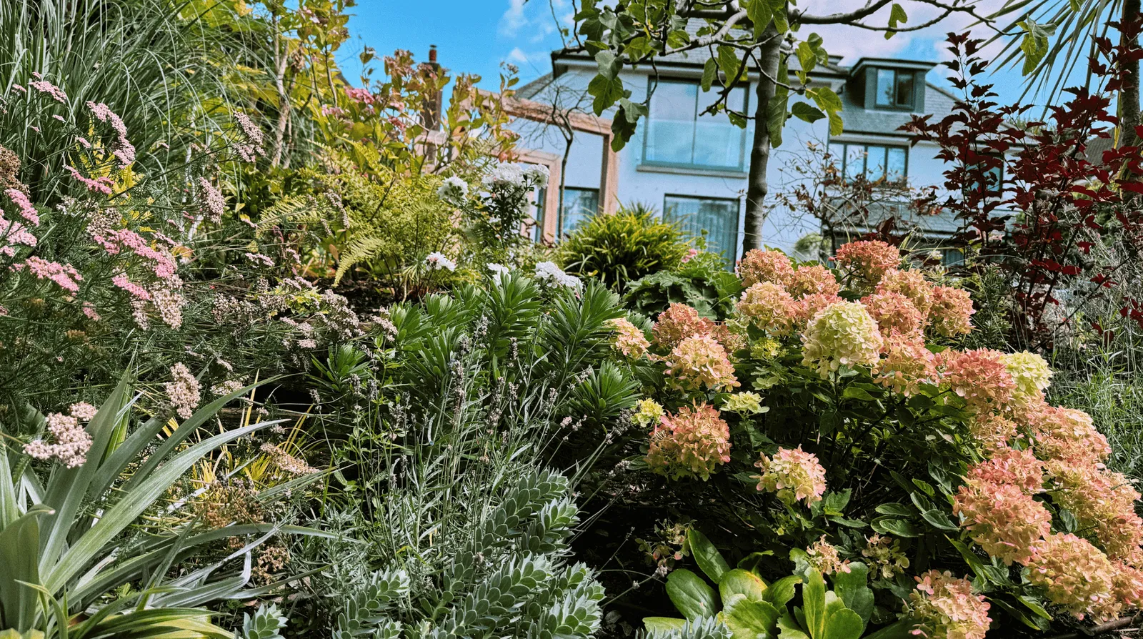 Contemporary English Tiered Garden, view 10