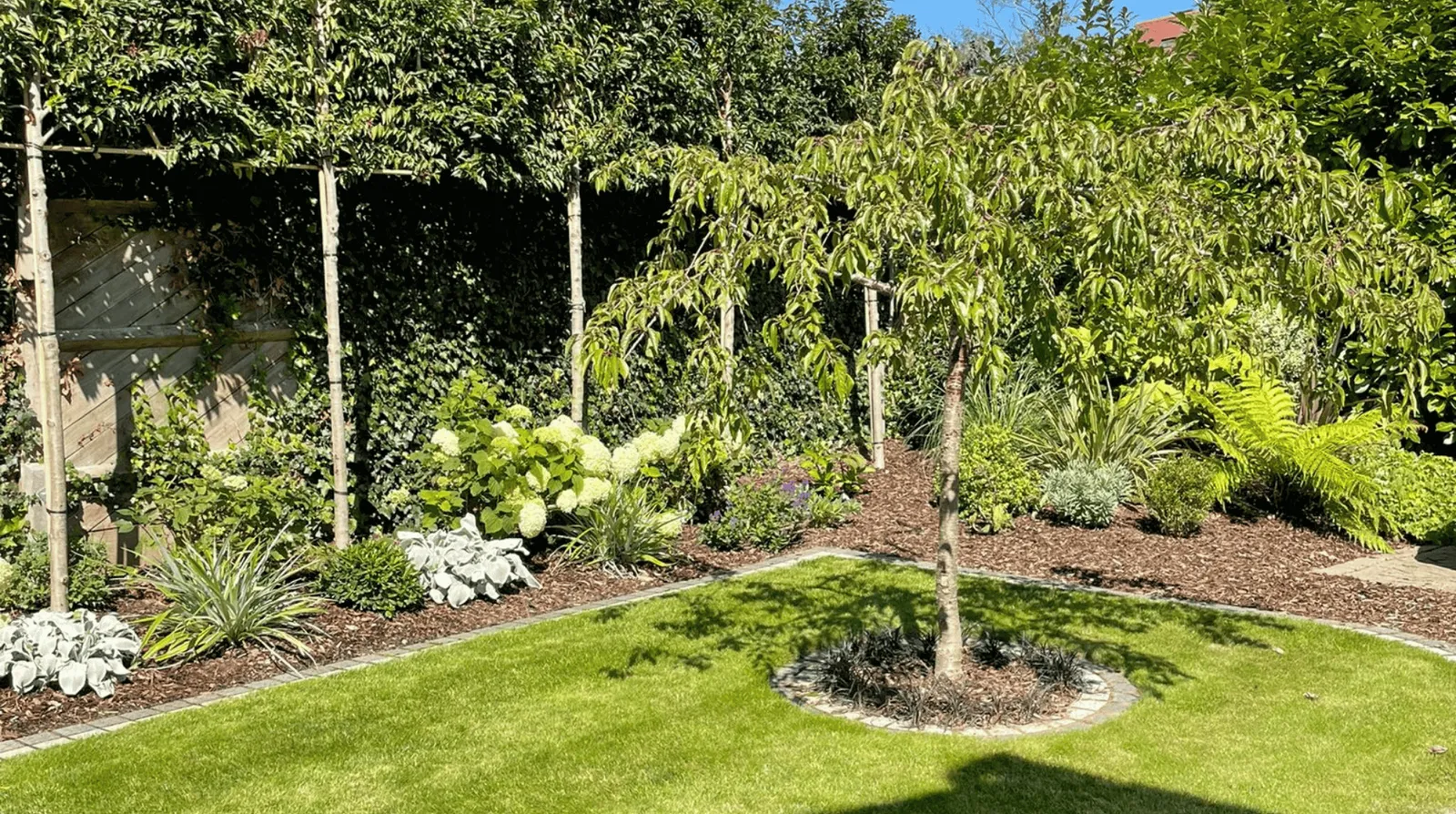Formal Front Garden, view 3