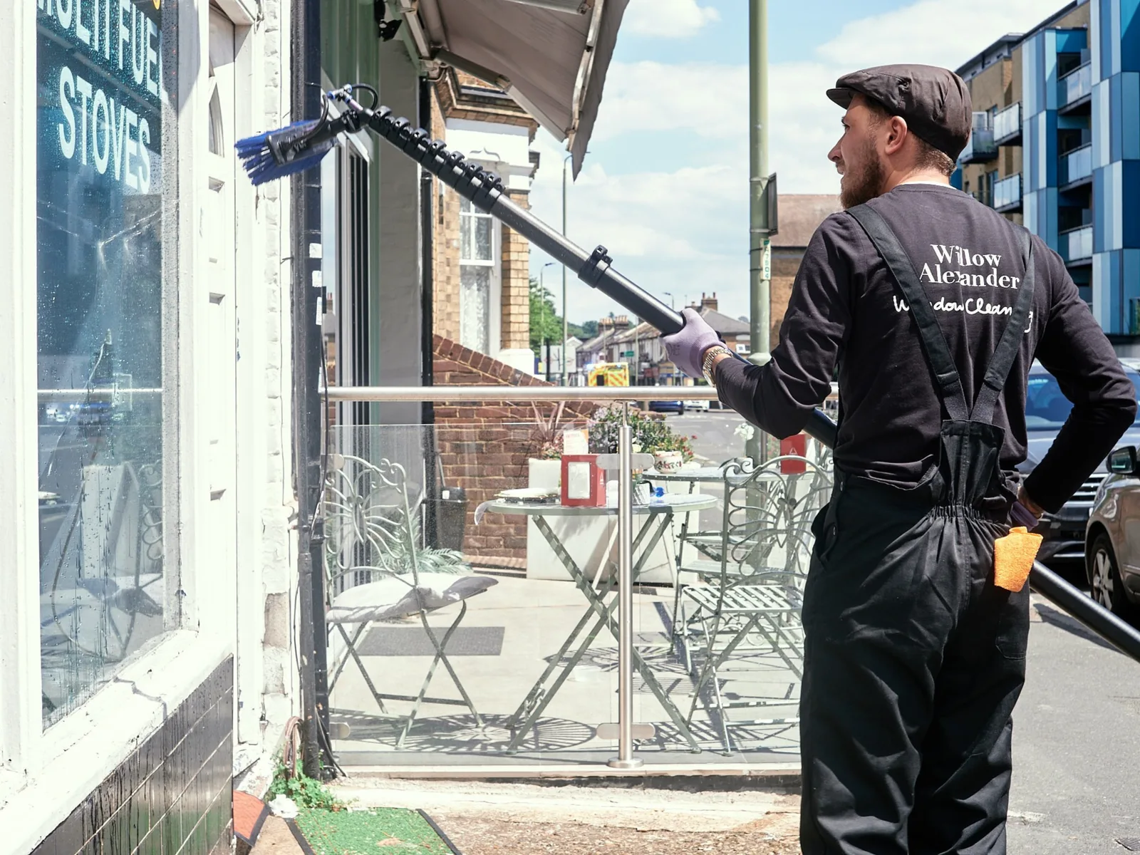 Commercial window cleaning, recent work 1