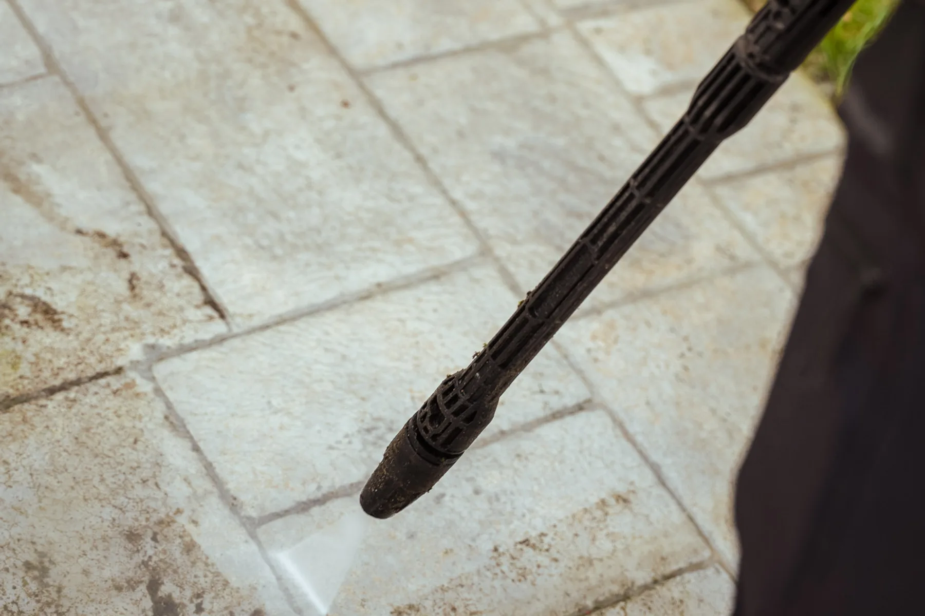 Jet washing — our team at work