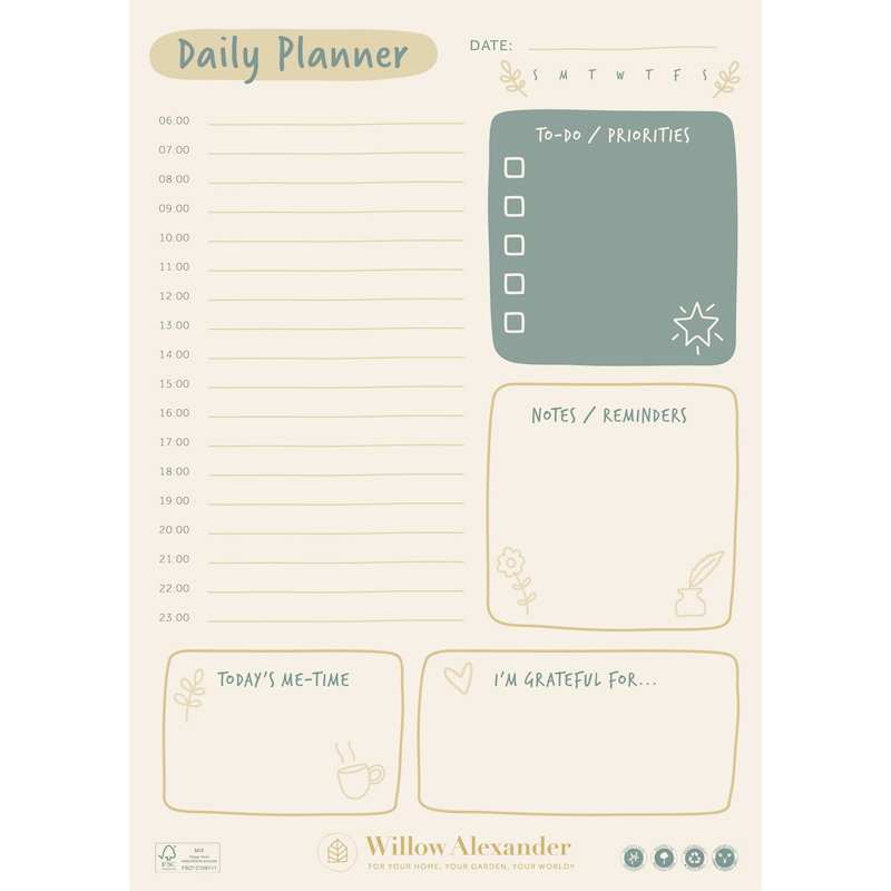 Willow Alexander Daily Planners