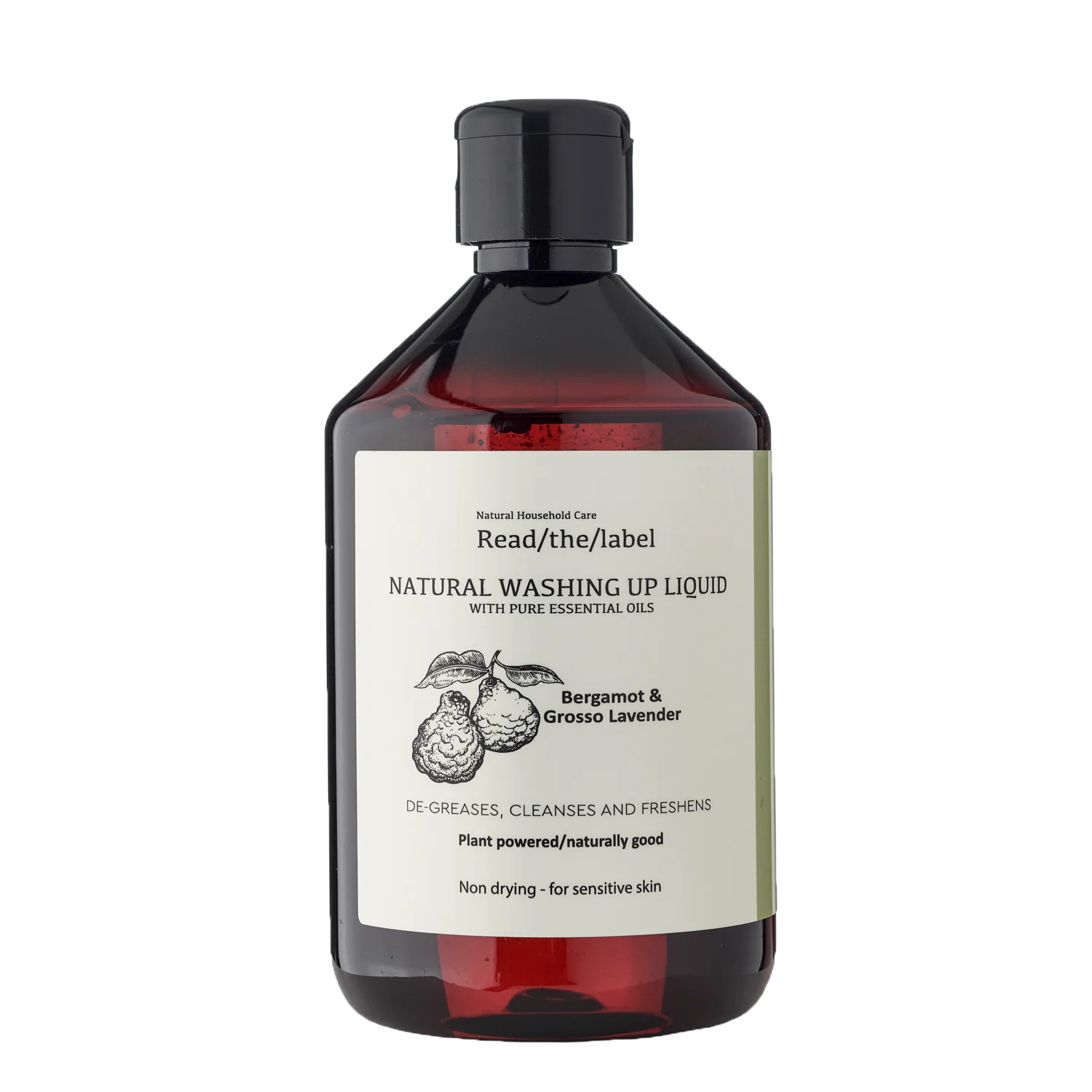 Bergamot & Grosso Lavender Natural Washing Up Liquid 500ml