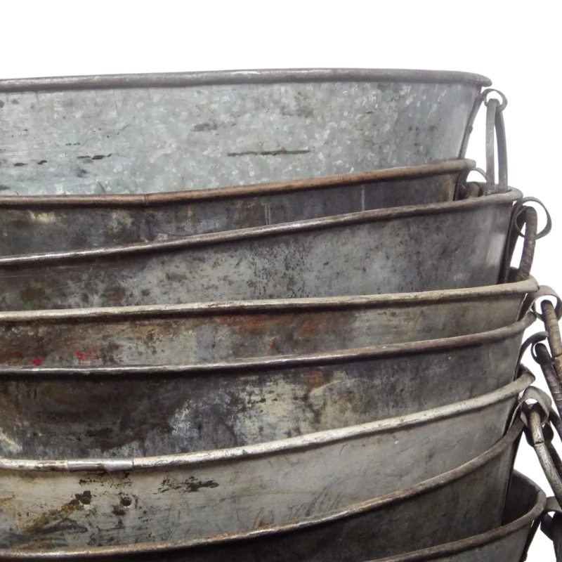 Vintage Large Galvanised Metal Tub