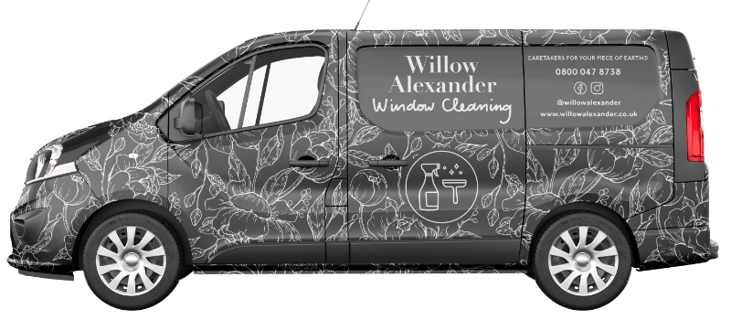 Window cleaning services van