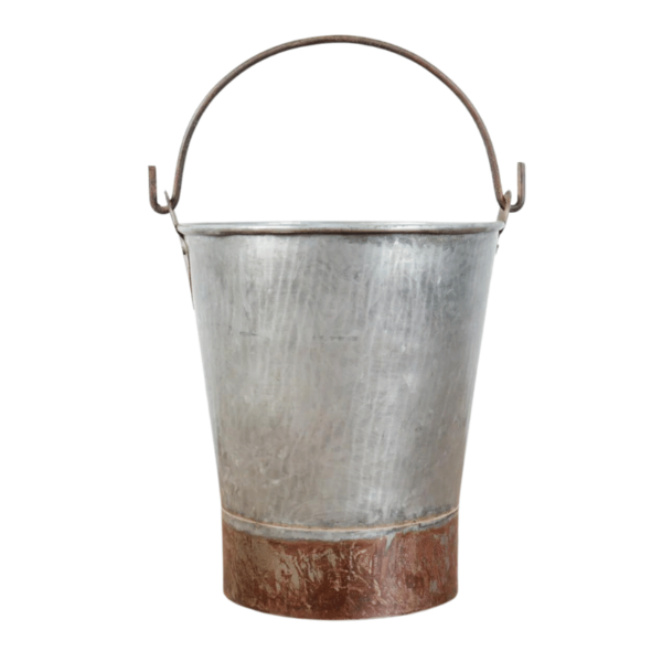 Small Vintage Metal Bucket