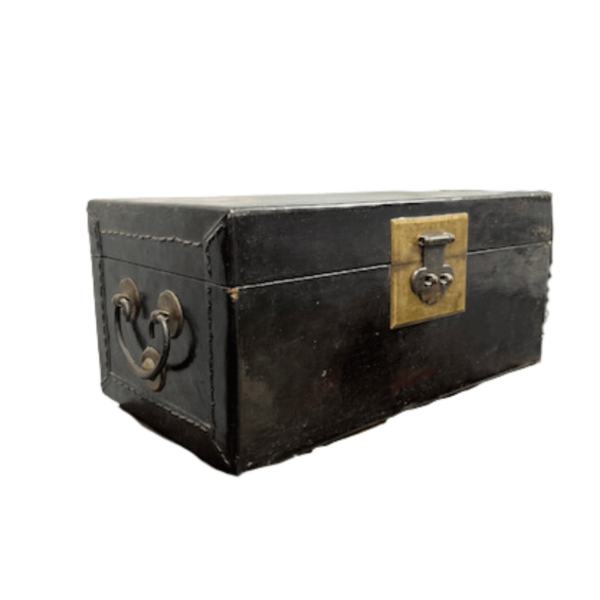 Dark Brown Vintage Chinese Hardwood Case