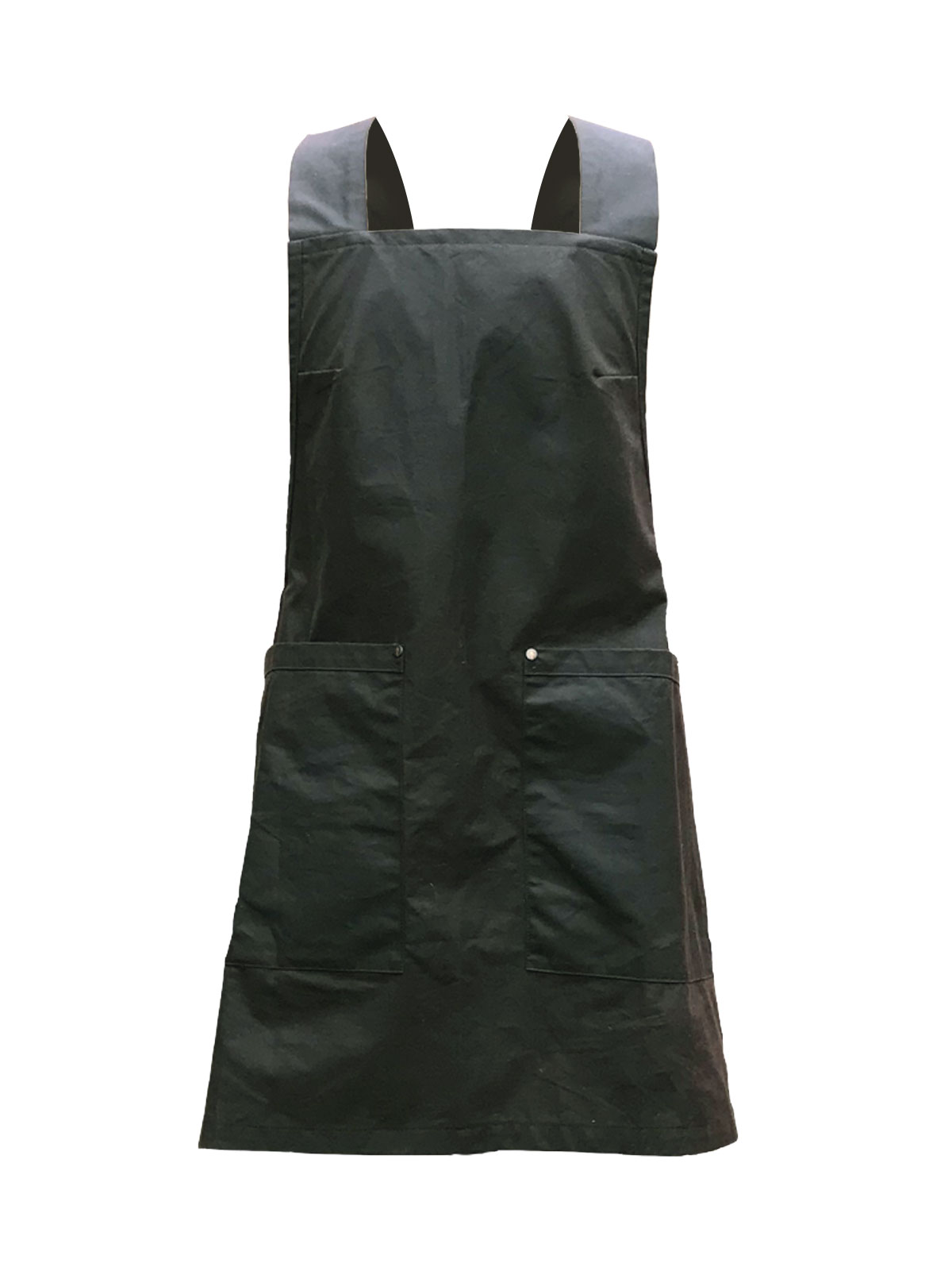 Waxed Cotton Crossover Apron