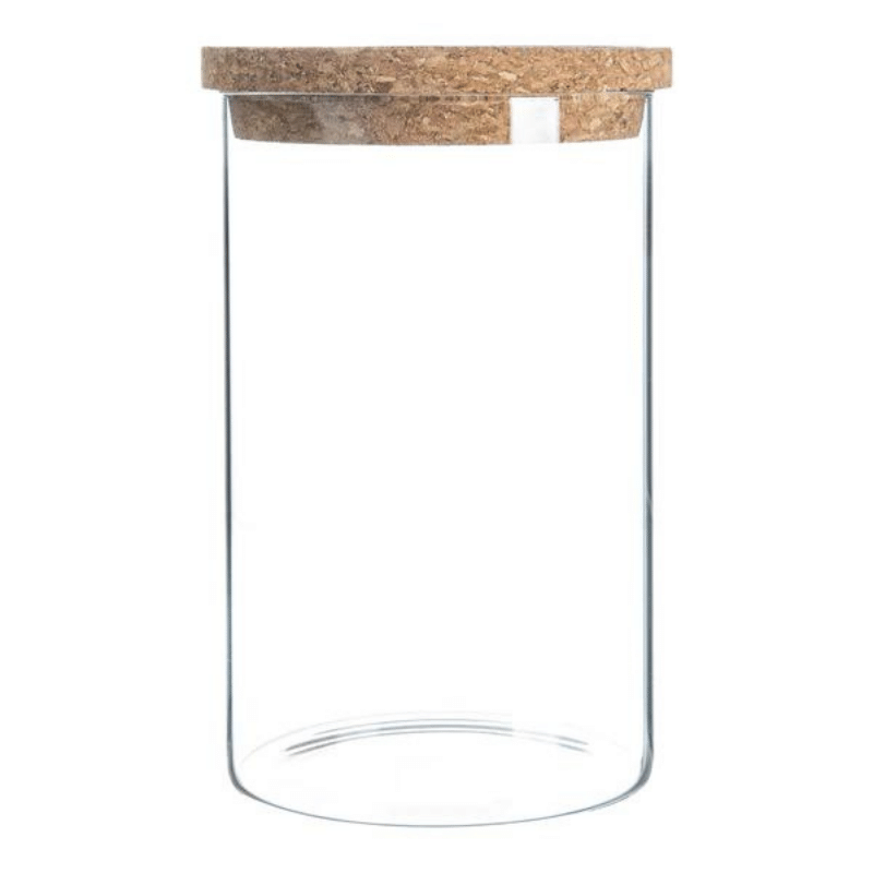 Glass Storage Jar With Cork Lid – 1L