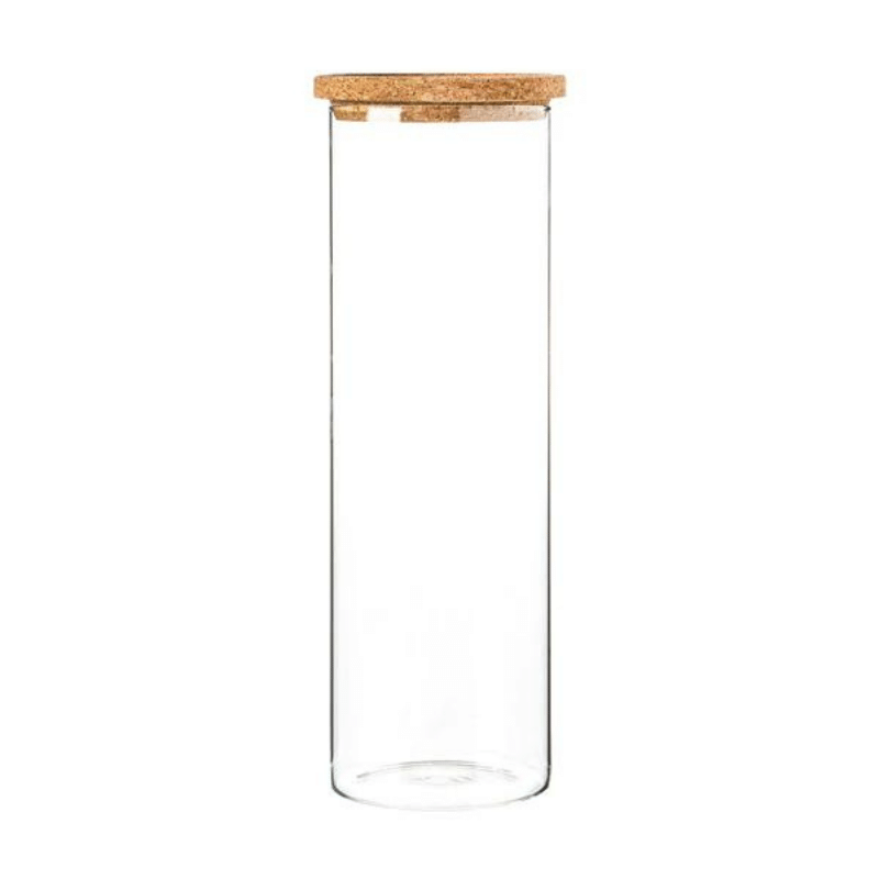 Glass Storage Jar With Cork Lid – 2L
