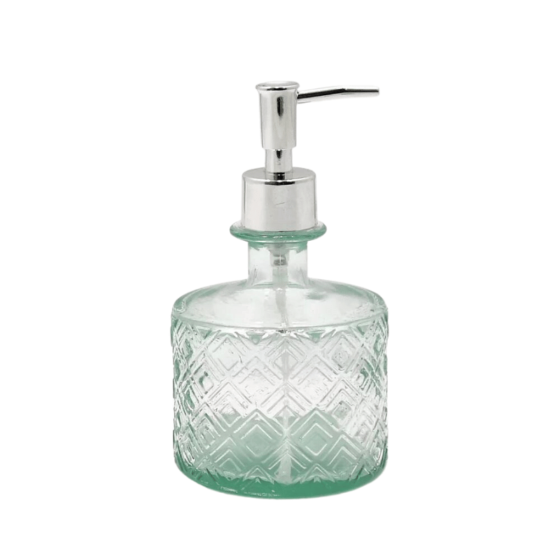 Clear Recycled Glass Soap Dispenser