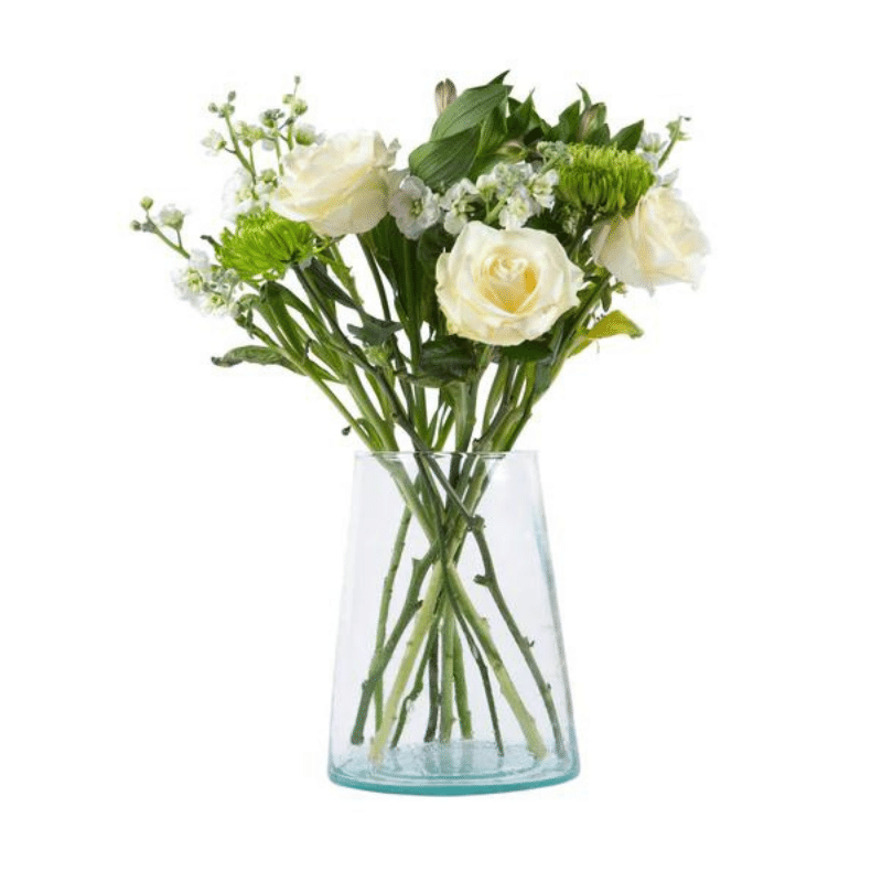 Large Clear Spring Recycled Glass Vase – 3.5L