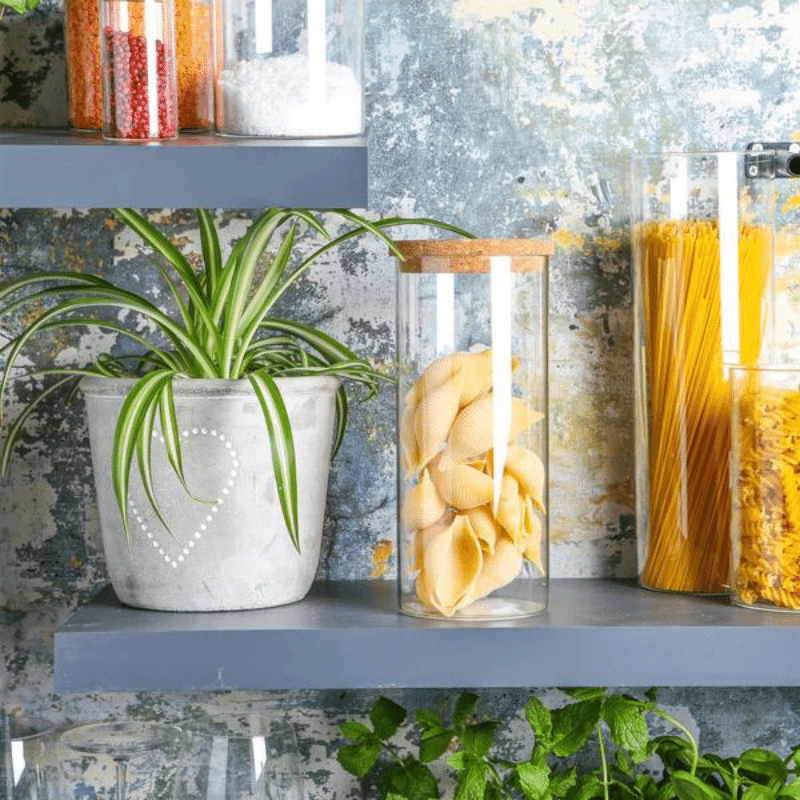 Glass Storage Jar With Cork Lid – 1.5L
