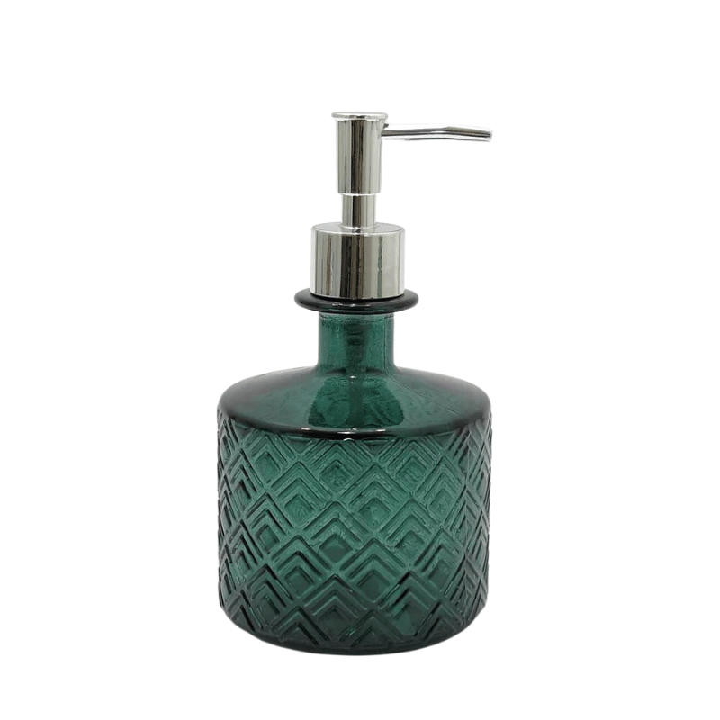 Prussian Blue Recycled Glass Soap Dispenser