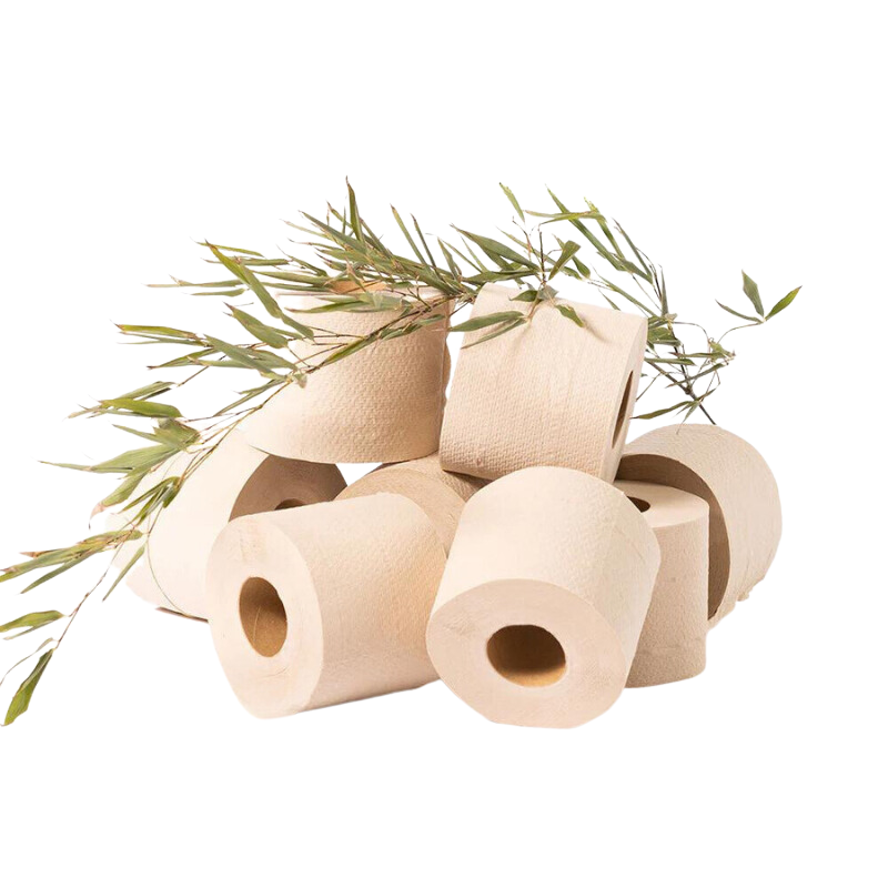 Unbleached Bamboo Toilet Roll – 48 Rolls