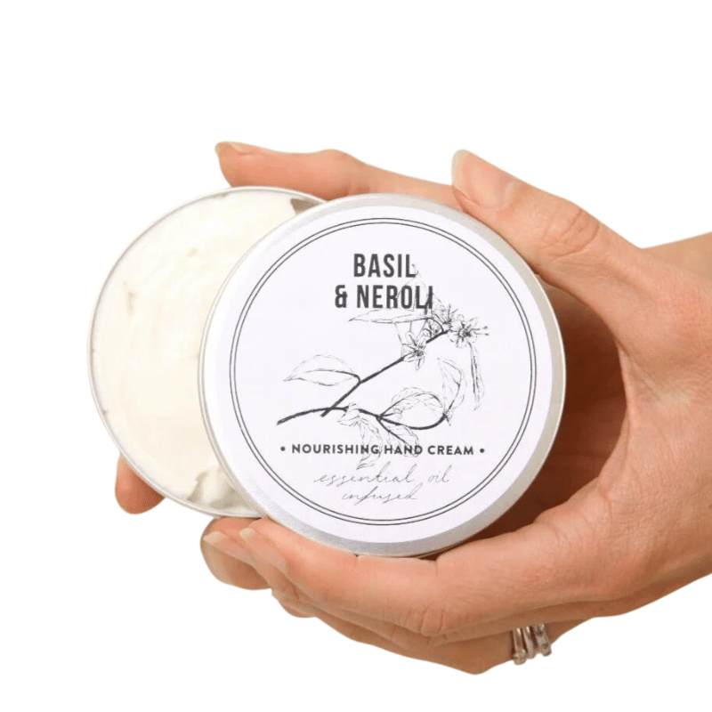 Gardener’s Nourishing Hand Cream – Basil & Neroli 100ml Tin