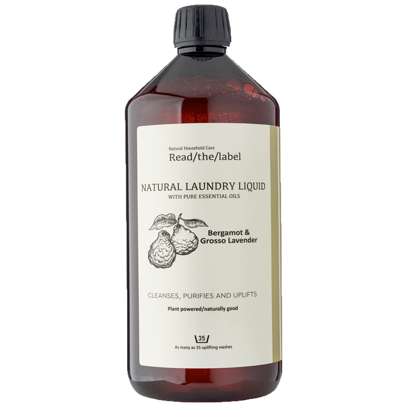 Natural Laundry Liquid Bergamot & Grosso Lavender 1000ml