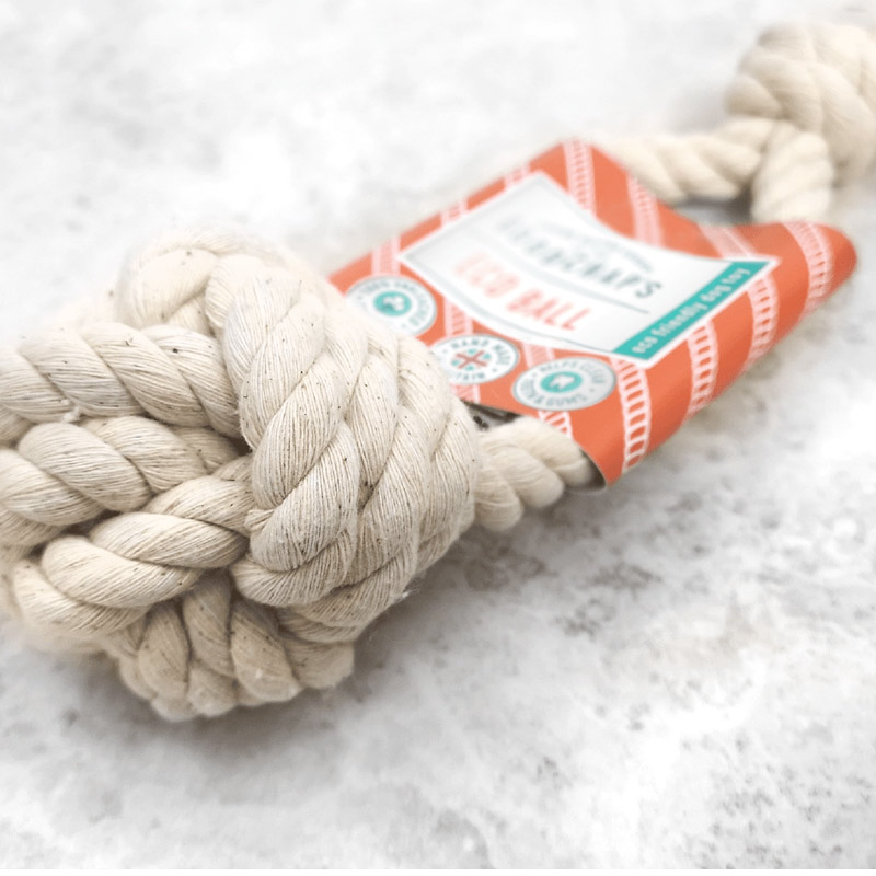 Eco Ball Natural Cotton Dog Rope Toy
