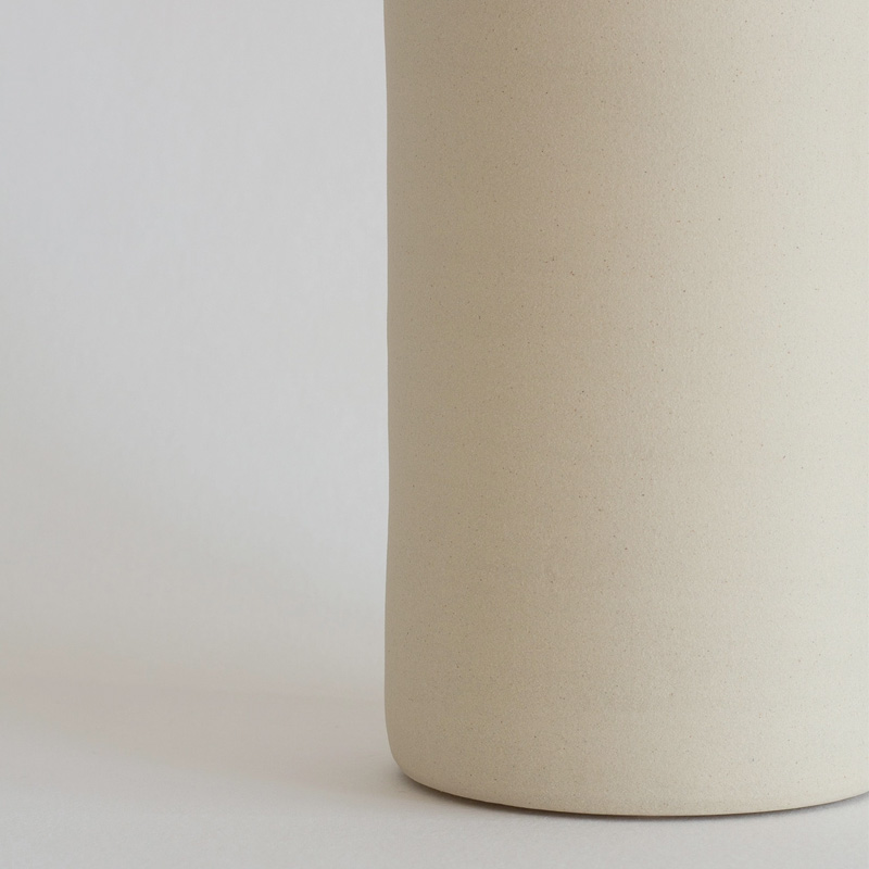 Natural Stoneware Vase 20cm